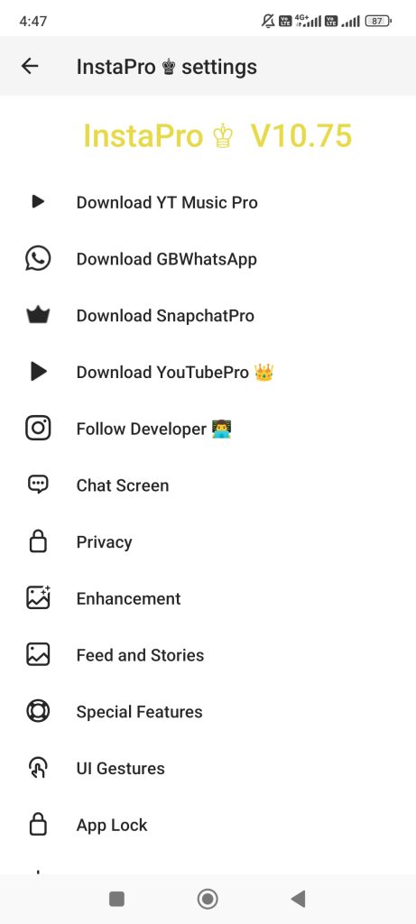InstaPro Apk
